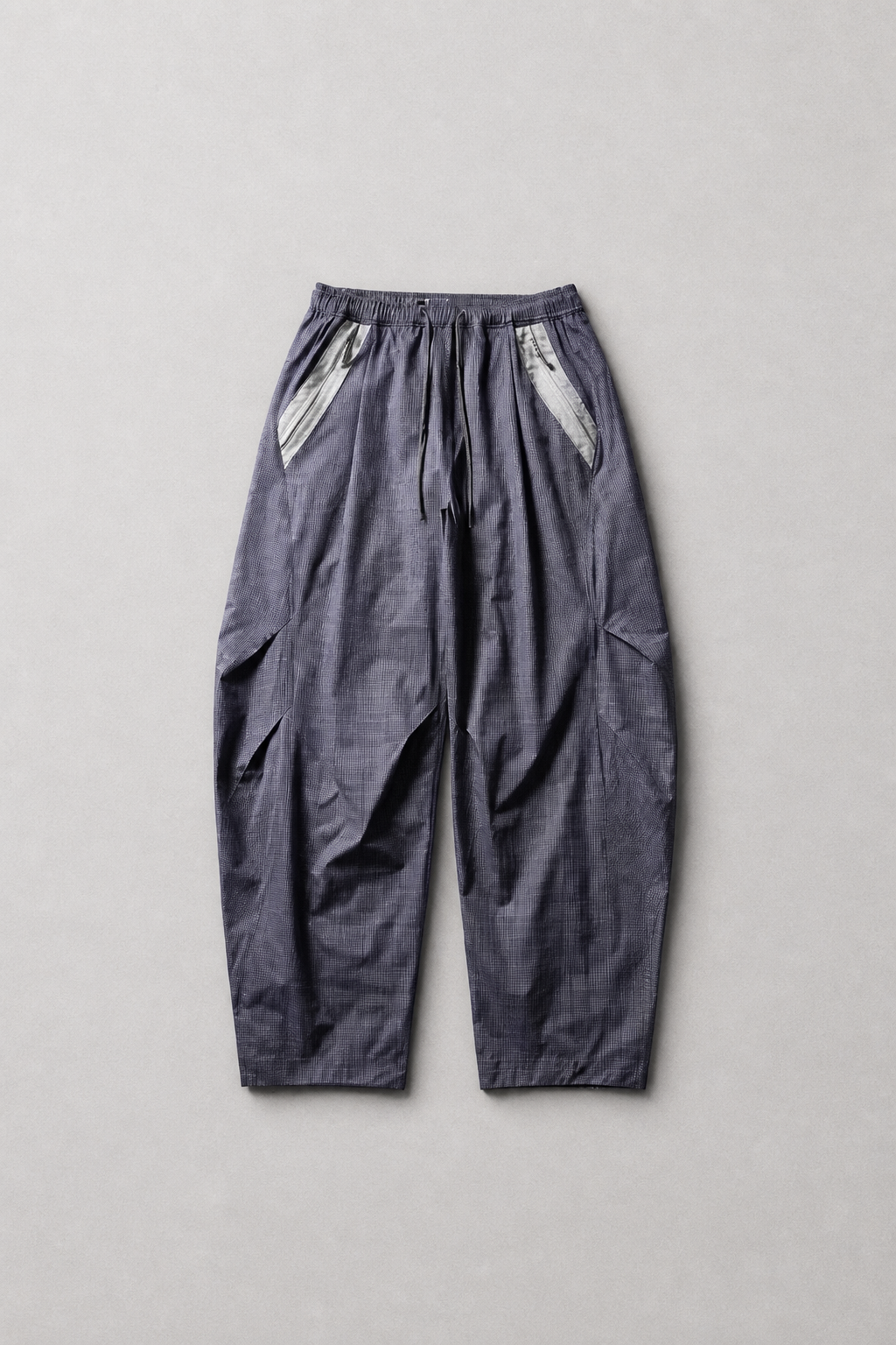 Herc - Plaid Pattern Balloon Cargo Trousers