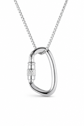 Carabiner Pendant Necklace