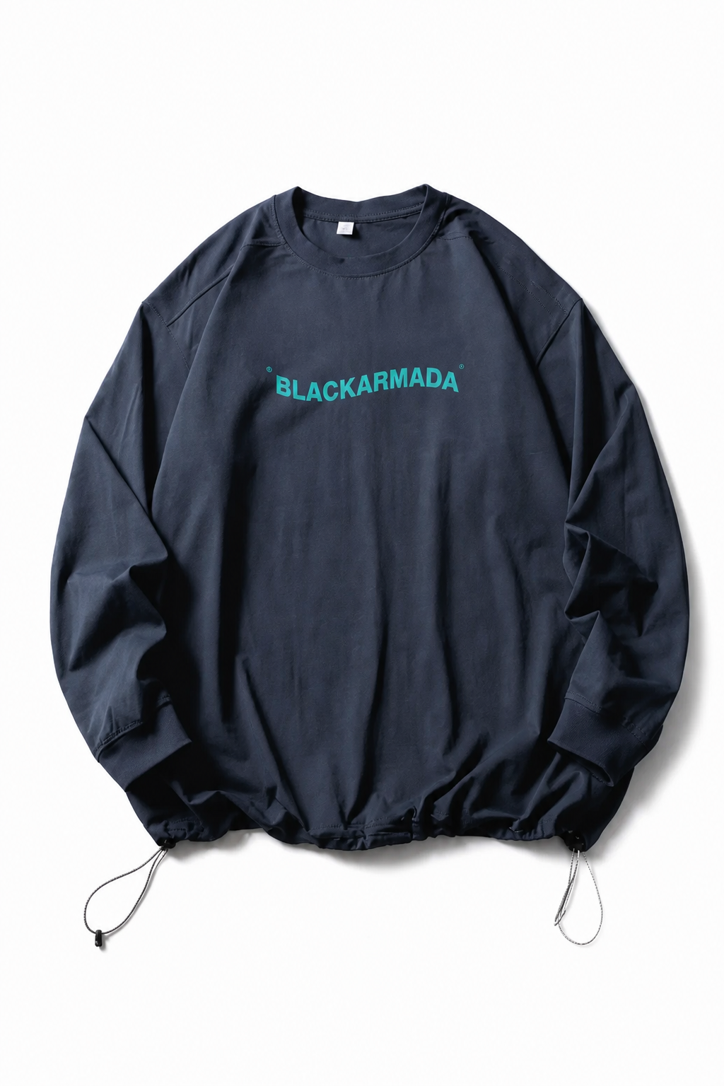 Black Armada Drawstring Longsleeve