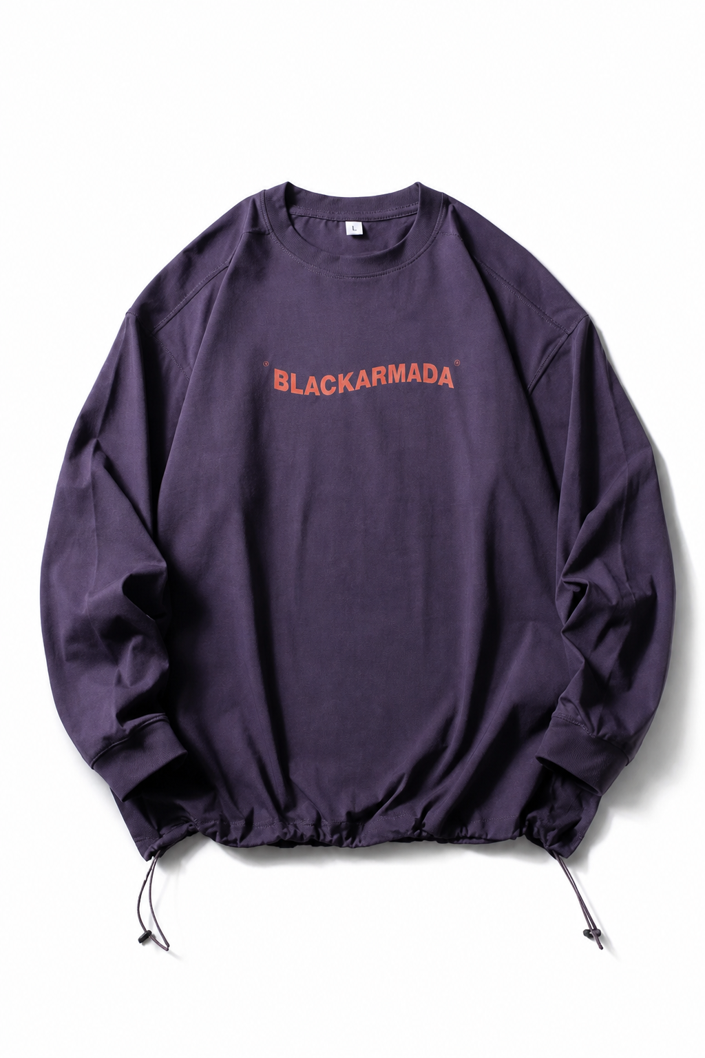 Black Armada Drawstring Longsleeve