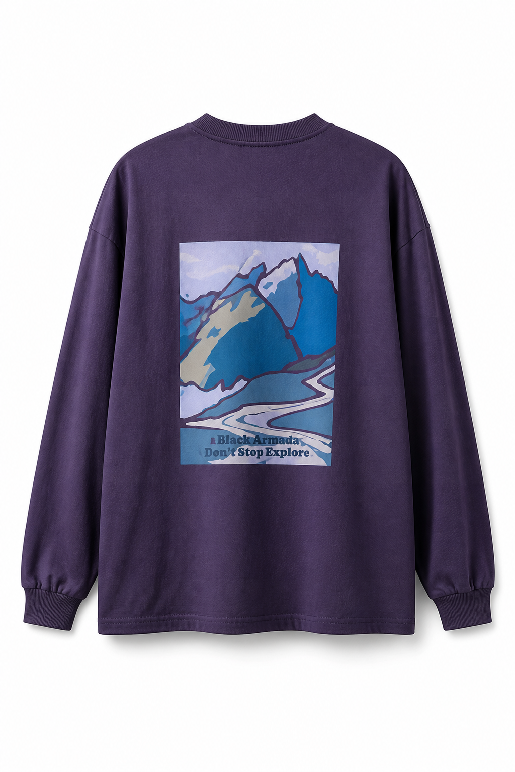 Black Armada Drawstring Longsleeve