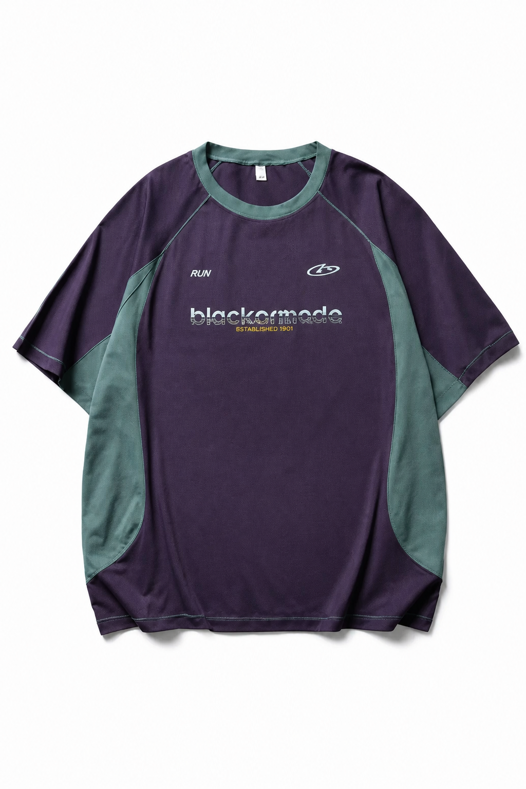 Blackarmada Charged Life Colour-Block Performance Tee